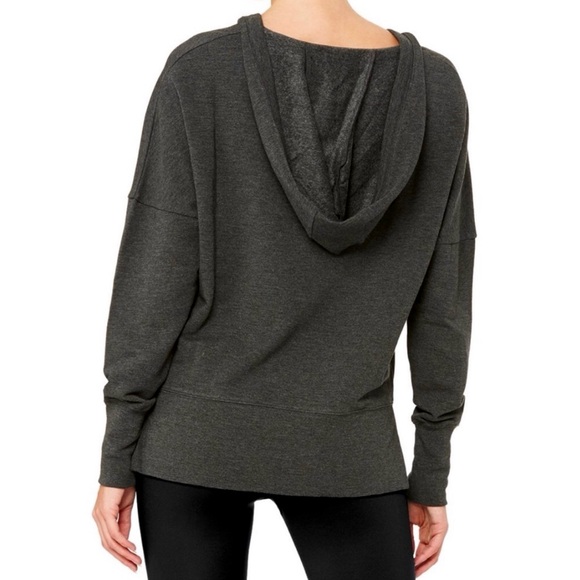 ALO Yoga Charcoal Gray Hoodie - Picture 3 of 7